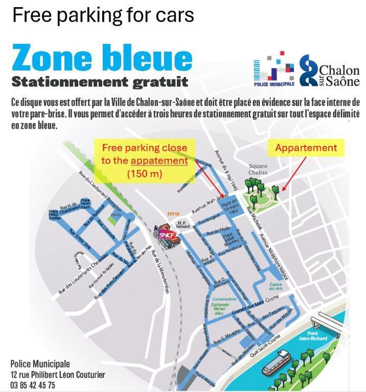 Appartement Meuble Tout Confort Chalon-sur-Saône Eksteriør billede